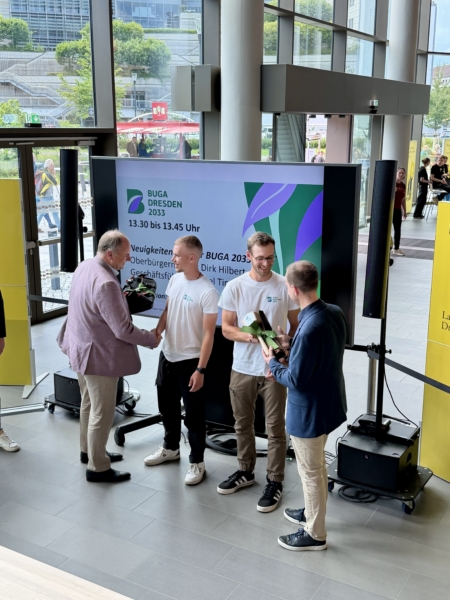Übergabe Sponsoring BUGA